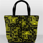 Background Graphic Beautiful Wallpaper Yellow Bucket Bag Front