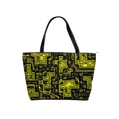 Background Graphic Beautiful Wallpaper Yellow Classic Shoulder Handbag by Jancukart