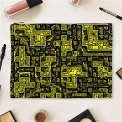 Background Graphic Beautiful Wallpaper Yellow Cosmetic Bag (xl)