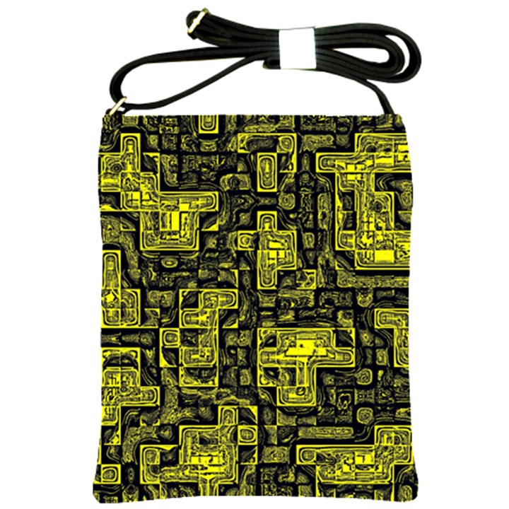 Background Graphic Beautiful Wallpaper Yellow Shoulder Sling Bag