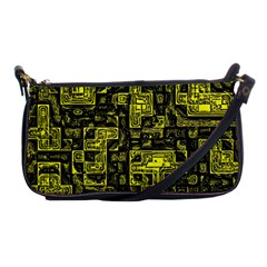 Background Graphic Beautiful Wallpaper Yellow Shoulder Clutch Bag