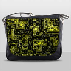 Background Graphic Beautiful Wallpaper Yellow Messenger Bag by Jancukart