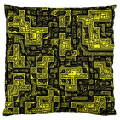 Background Graphic Beautiful Wallpaper Yellow Standard Premium Plush Fleece Cushion Case (two Sides)