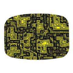 Background Graphic Beautiful Wallpaper Yellow Mini Square Pill Box by Jancukart