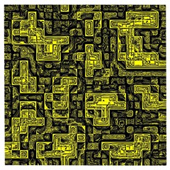 Background Graphic Beautiful Wallpaper Yellow Wooden Puzzle Square by Jancukart