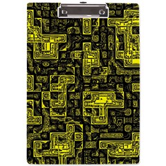 Background Graphic Beautiful Wallpaper Yellow A4 Acrylic Clipboard by Jancukart