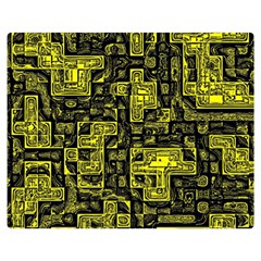 Background Graphic Beautiful Wallpaper Yellow Premium Plush Fleece Blanket (medium)