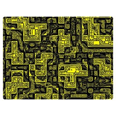 Background Graphic Beautiful Wallpaper Yellow Premium Plush Fleece Blanket (extra Small)