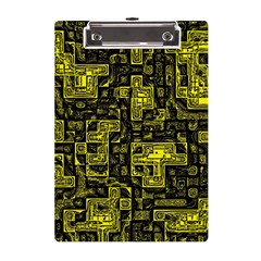 Background Graphic Beautiful Wallpaper Yellow A5 Acrylic Clipboard by Jancukart