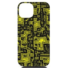 Background Graphic Beautiful Wallpaper Yellow Iphone 14 Black Uv Print Case