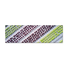 Field Agriculture Farm Stripes Diagonal Pattern Sticker Bumper (10 Pack)