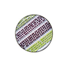 Field Agriculture Farm Stripes Diagonal Pattern Hat Clip Ball Marker (4 Pack) by Jancukart