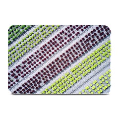 Field Agriculture Farm Stripes Diagonal Pattern Plate Mats