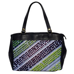 Field Agriculture Farm Stripes Diagonal Pattern Oversize Office Handbag by Jancukart