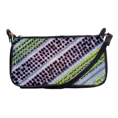 Field Agriculture Farm Stripes Diagonal Pattern Shoulder Clutch Bag