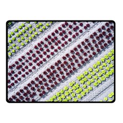 Field Agriculture Farm Stripes Diagonal Pattern Fleece Blanket (small) by Jancukart