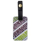 Field Agriculture Farm Stripes Diagonal Pattern Luggage Tag (one side) Front