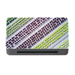 Field Agriculture Farm Stripes Diagonal Pattern Memory Card Reader With Cf