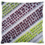 Field Agriculture Farm Stripes Diagonal Pattern Large Cushion Case (One Side) Front