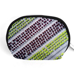 Field Agriculture Farm Stripes Diagonal Pattern Accessory Pouch (medium)