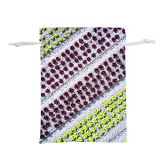 Field Agriculture Farm Stripes Diagonal Pattern Lightweight Drawstring Pouch (l) by Jancukart