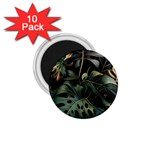 Tropical Leaves Leaf Foliage Monstera Nature Home 1.75  Magnets (10 pack)  Front