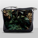 Tropical Leaves Leaf Foliage Monstera Nature Home Messenger Bag Front