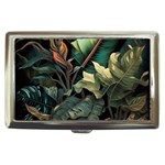 Tropical Leaf Leaves Foliage Monstera Nature Cigarette Money Case Front