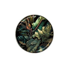 Tropical Leaf Leaves Foliage Monstera Nature Hat Clip Ball Marker (4 Pack)