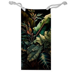 Tropical Leaf Leaves Foliage Monstera Nature Jewelry Bag