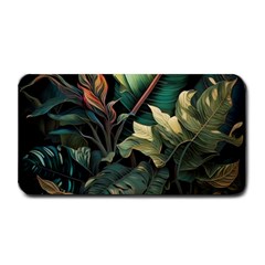 Tropical Leaf Leaves Foliage Monstera Nature Medium Bar Mat by Jancukart