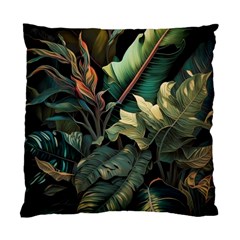 Tropical Leaf Leaves Foliage Monstera Nature Standard Cushion Case (two Sides)