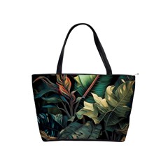 Tropical Leaf Leaves Foliage Monstera Nature Classic Shoulder Handbag