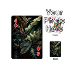 Tropical Leaf Leaves Foliage Monstera Nature Playing Cards 54 Designs (Mini) Front - Diamond4