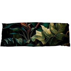 Tropical Leaf Leaves Foliage Monstera Nature Body Pillow Case Dakimakura (two Sides)