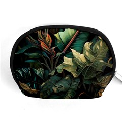 Tropical Leaf Leaves Foliage Monstera Nature Accessory Pouch (medium)