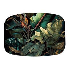 Tropical Leaf Leaves Foliage Monstera Nature Mini Square Pill Box by Jancukart