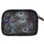 Peacock Feathers Peacock Bird Feathers Digital Camera Leather Case Back