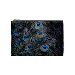 Peacock Feathers Peacock Bird Feathers Cosmetic Bag (medium)