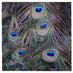 Peacock Feathers Peacock Bird Feathers Wooden Puzzle Square