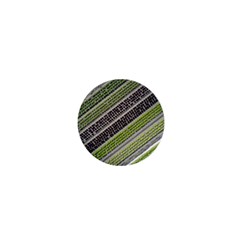 Field Agriculture Farm Stripes Diagonal 1  Mini Buttons by Jancukart