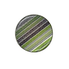 Field Agriculture Farm Stripes Diagonal Hat Clip Ball Marker