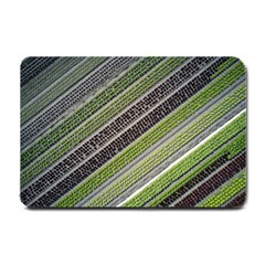 Field Agriculture Farm Stripes Diagonal Small Doormat by Jancukart