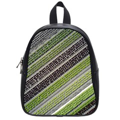 Field Agriculture Farm Stripes Diagonal School Bag (small) by Jancukart