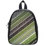 Field Agriculture Farm Stripes Diagonal School Bag (Small) Front