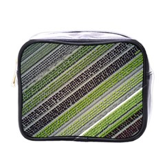 Field Agriculture Farm Stripes Diagonal Mini Toiletries Bag (one Side) by Jancukart