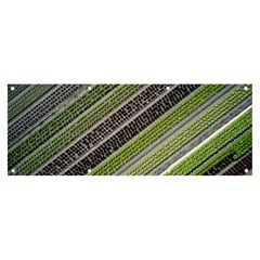 Field Agriculture Farm Stripes Diagonal Banner And Sign 8  X 3  by Jancukart