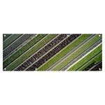 Field Agriculture Farm Stripes Diagonal Banner and Sign 8  x 3  Front