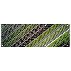 Field Agriculture Farm Stripes Diagonal Banner And Sign 9  X 3  by Jancukart