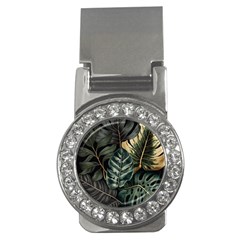 Tropical Leaves Foliage Monstera Nature Home Money Clips (CZ) 